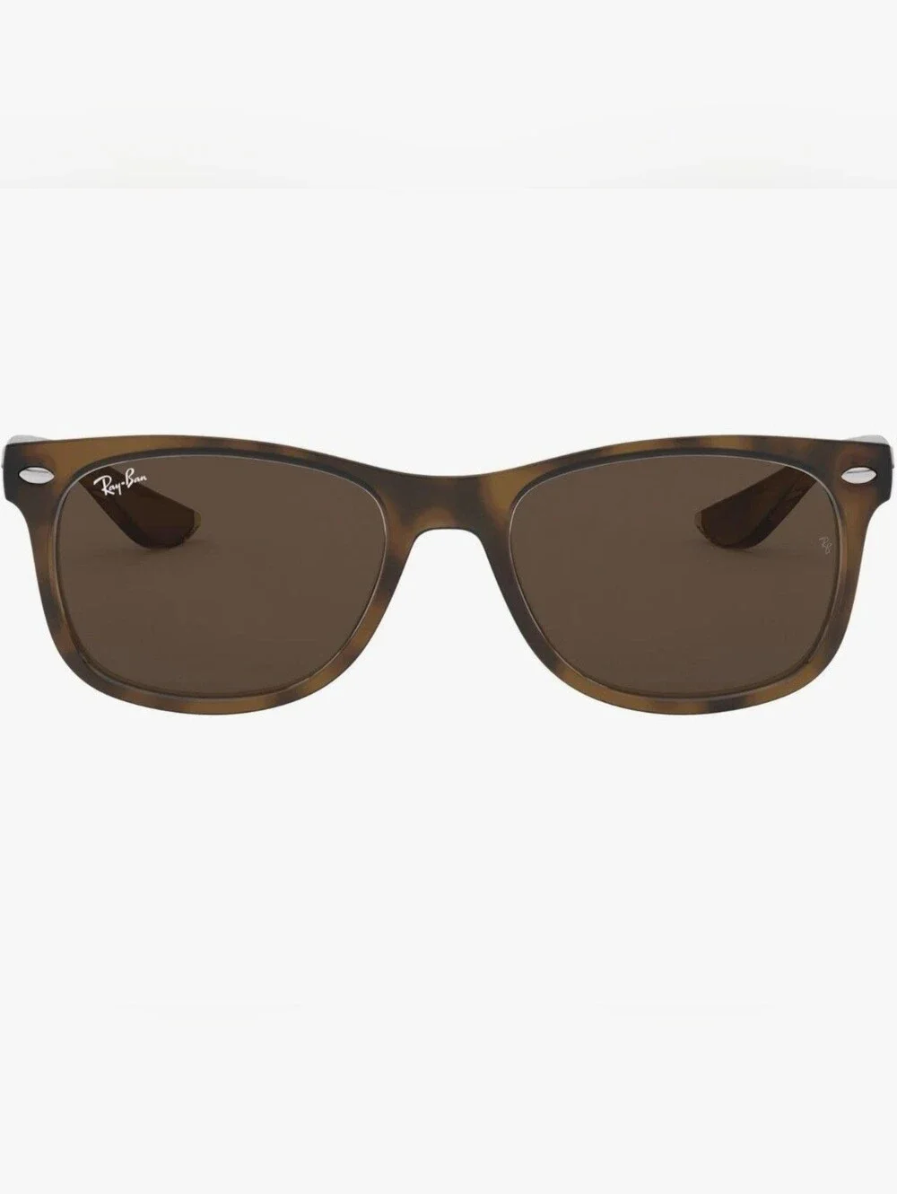 NWT Ray-Ban Junior Child 48mm Brown Tortoiseshell Wayfarer Sunglasses Rj9052s